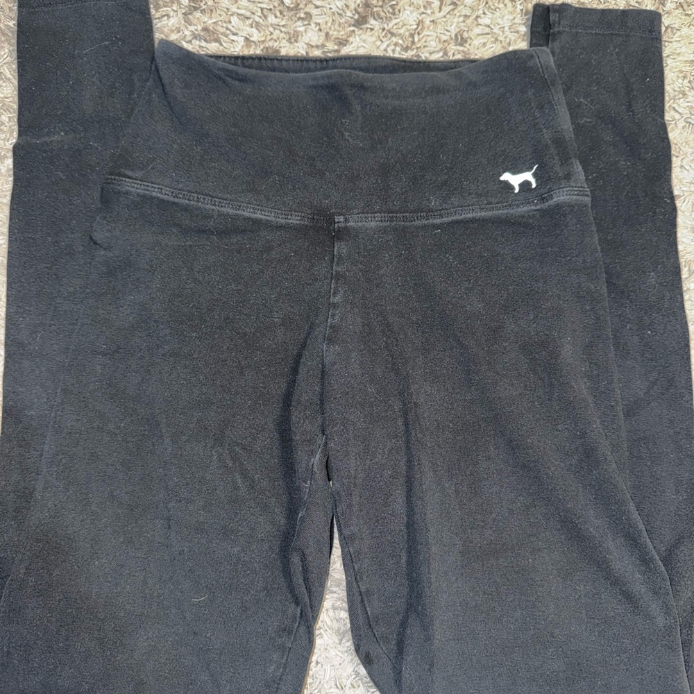 PINK Victoria's Secret Black Yoga Leggings